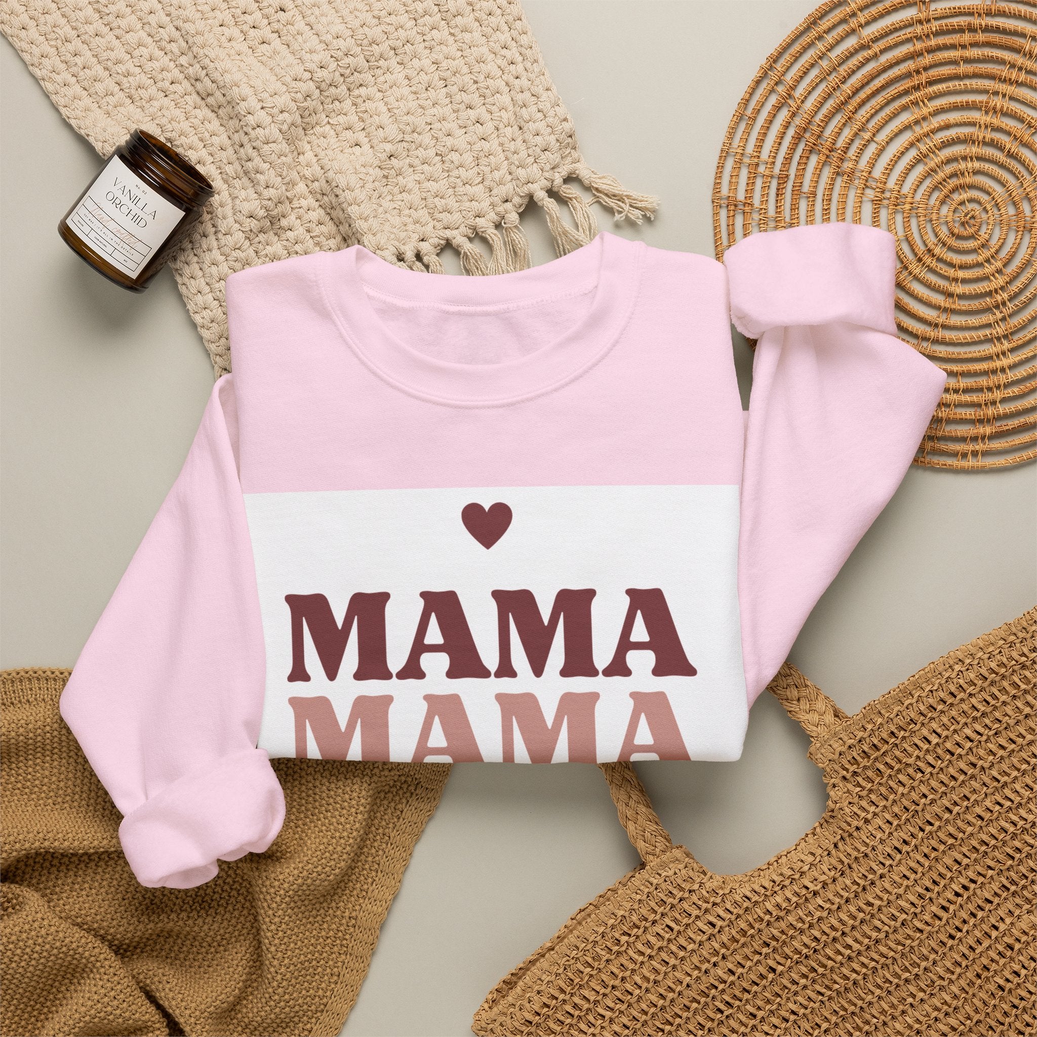 Mama Retro Stack Sweatshirt — Cozy Mother’s Day Gift