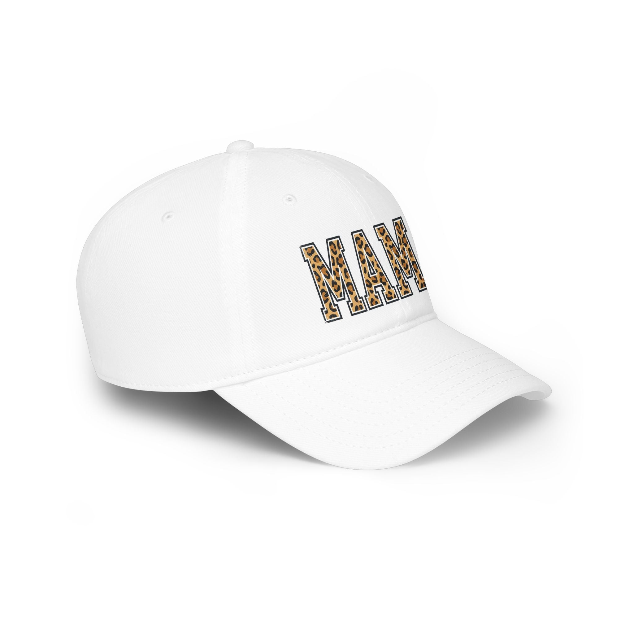 Leopard Print "MAMA" Low Profile Baseball Cap — Mom Gift, Mother's Day Hat