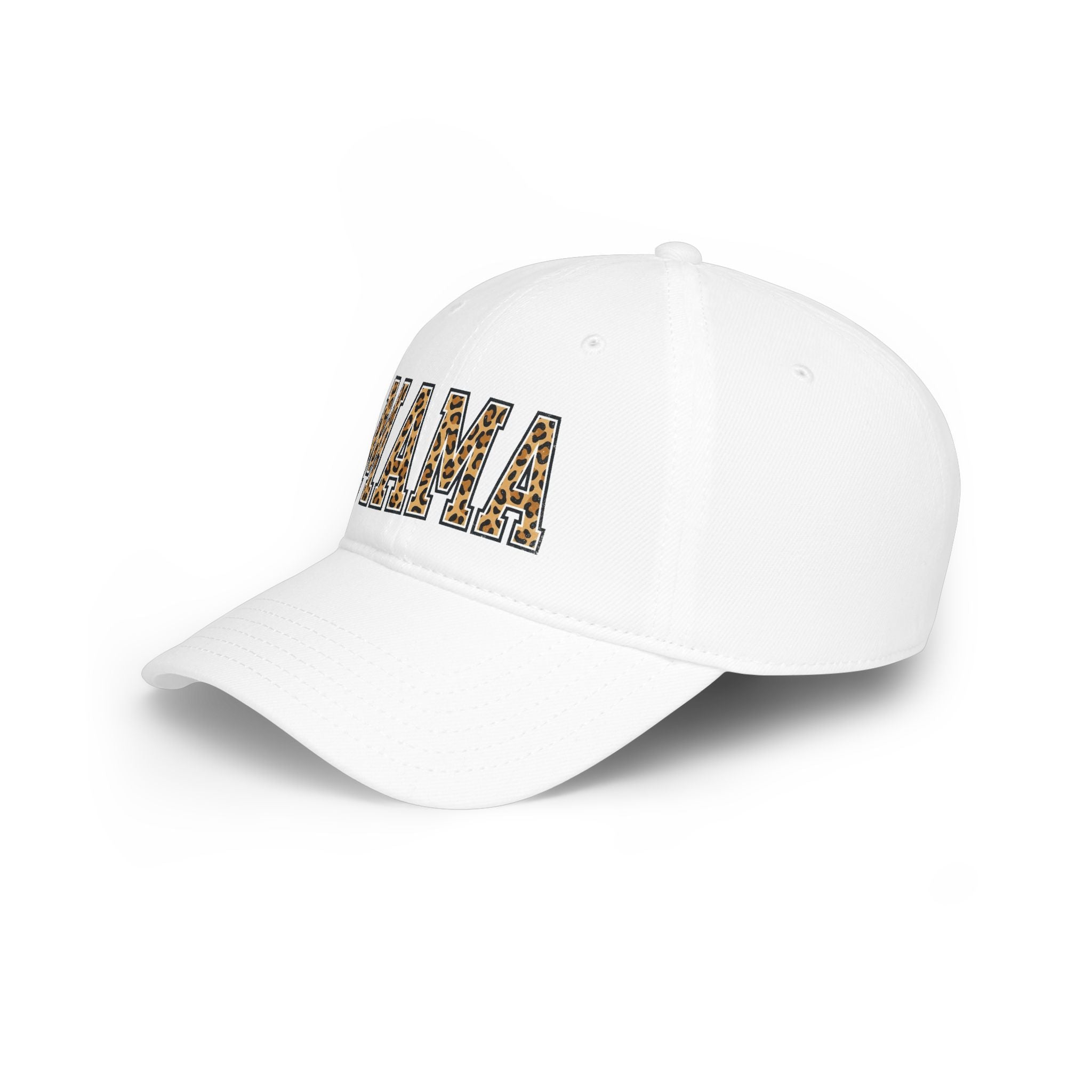 Leopard Print "MAMA" Low Profile Baseball Cap — Mom Gift, Mother's Day Hat