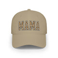 Leopard Print "MAMA" Low Profile Baseball Cap — Mom Gift, Mother's Day Hat