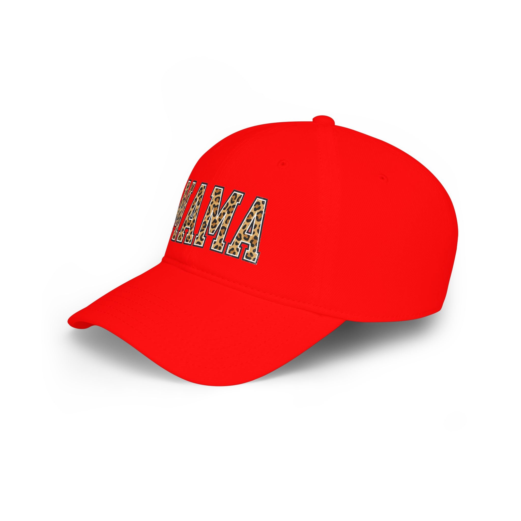 Leopard Print "MAMA" Low Profile Baseball Cap — Mom Gift, Mother's Day Hat