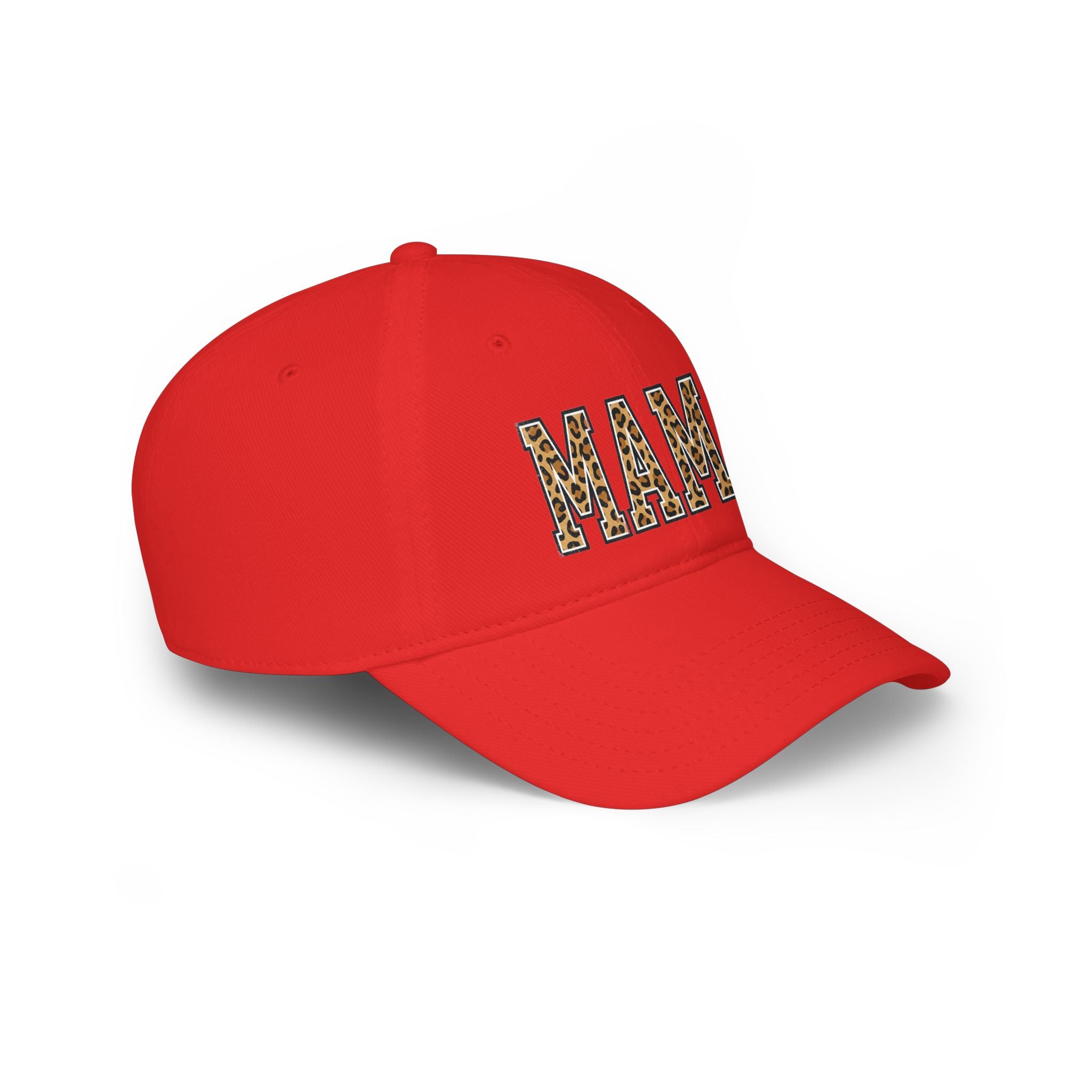 Leopard Print "MAMA" Low Profile Baseball Cap — Mom Gift, Mother's Day Hat