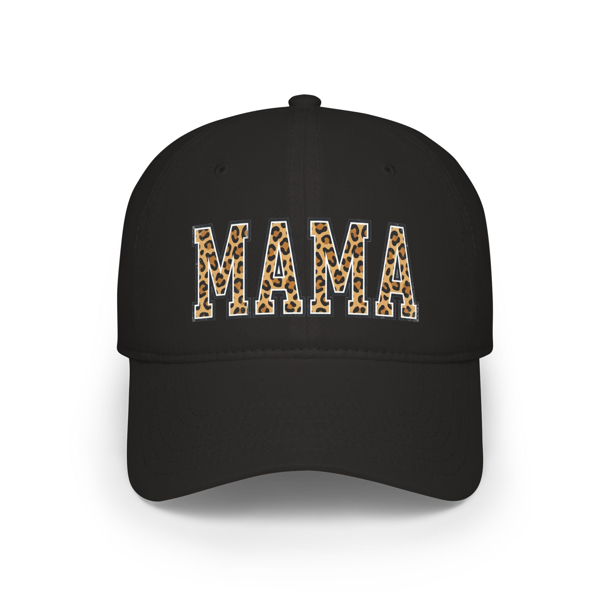 Leopard Print "MAMA" Low Profile Baseball Cap — Mom Gift, Mother's Day Hat