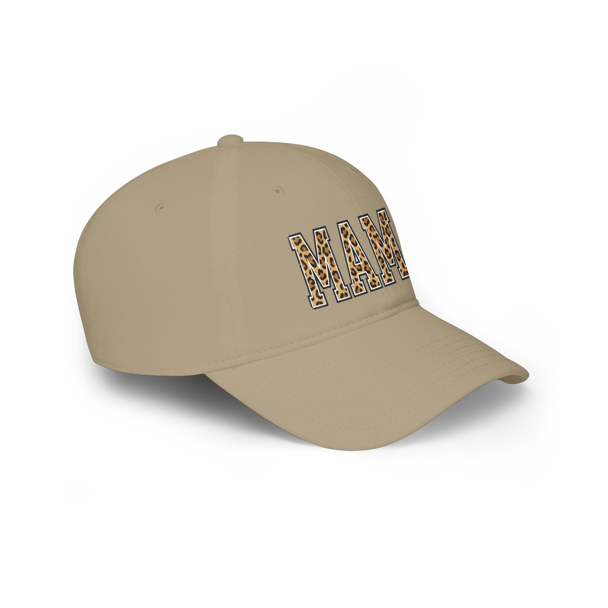 Leopard Print "MAMA" Low Profile Baseball Cap — Mom Gift, Mother's Day Hat